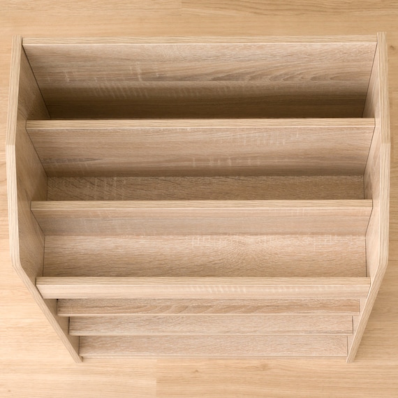 キッズ絵本ラック(セルフル S ナチュラル) 12枚目画像