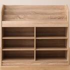 キッズ絵本ラック(セルフル M ナチュラル) 6枚目画像