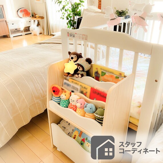 キッズ収納ラック(ミア3 S ナチュラル) 17枚目画像
