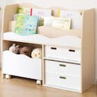 キッズ収納ラック(ミア3 M ナチュラル) 1枚目画像