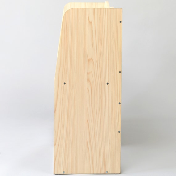 キッズ収納ラック(ミア3 M ナチュラル) 9枚目画像