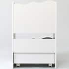 キッズ収納ラック(ミア3 S ホワイト) 10枚目画像