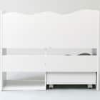 キッズ収納ラック(ミア3 M ホワイト) 13枚目画像