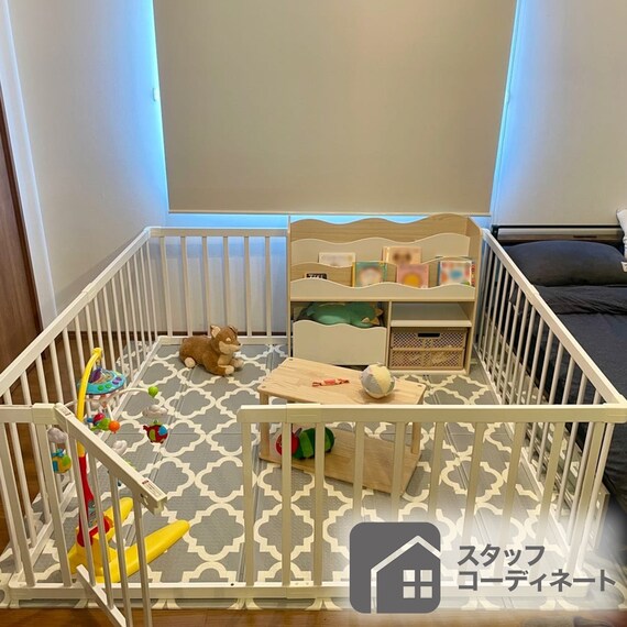 キッズ収納ラック(ミア3 M ホワイト) 22枚目画像