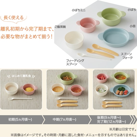 はじめて離乳食かさなる食器収納じょ~ず 3枚目画像