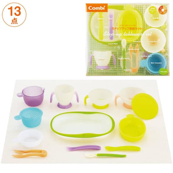 ベビーレーベル ステップアップ食器セットC 2枚目画像