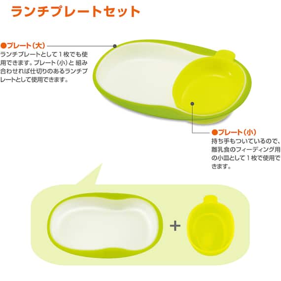 ベビーレーベル ステップアップ食器セットC 5枚目画像