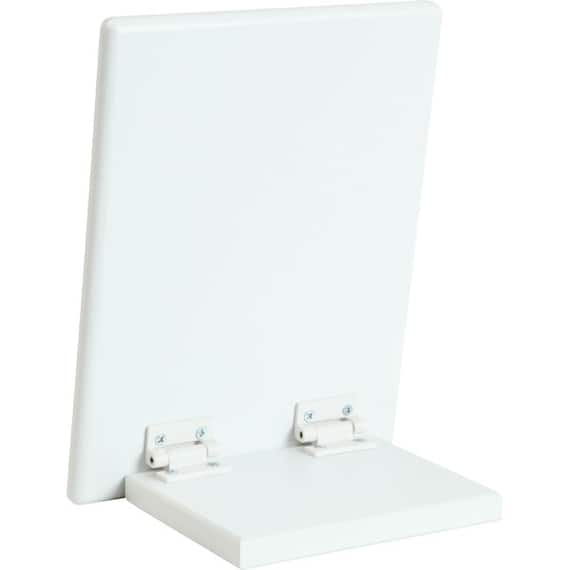 【角度調整自由】卓上ミラー ララ(WH) 5枚目画像