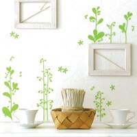 消臭・抗菌ステッカー(草原の植物)