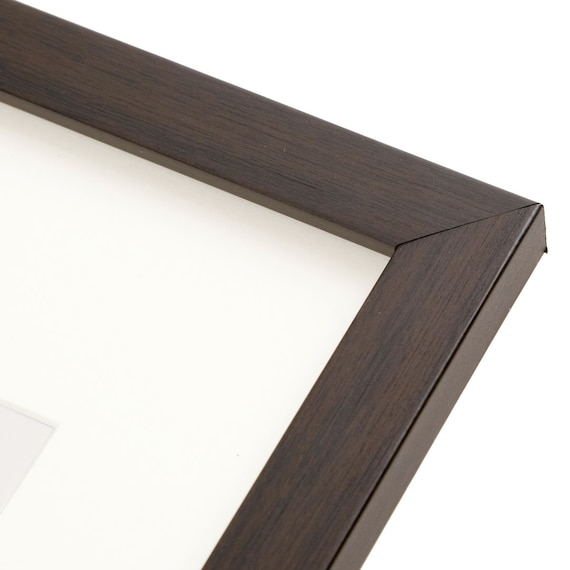 B4サイズポスターフレーム マット付N3(ダークブラウン) 2枚目画像