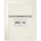 40×50cmサイズポスターフレーム マット付N3(ホワイト) 1枚目画像