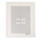 40×50cmサイズポスターフレーム マット付N3(ホワイト) 7枚目画像