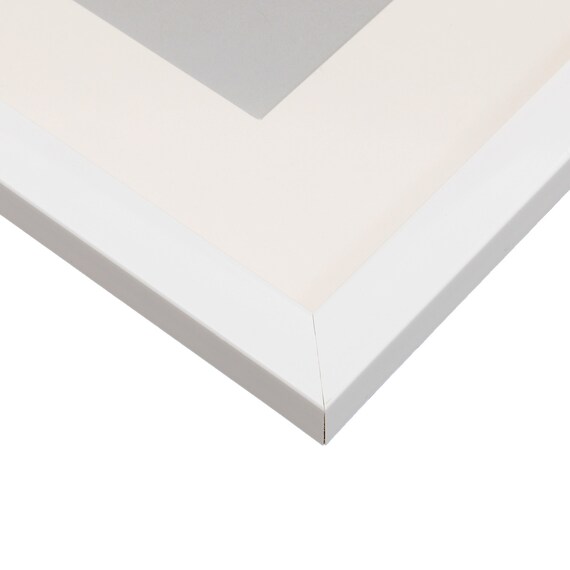 40×50cmサイズポスターフレーム マット付N3(ホワイト) 10枚目画像