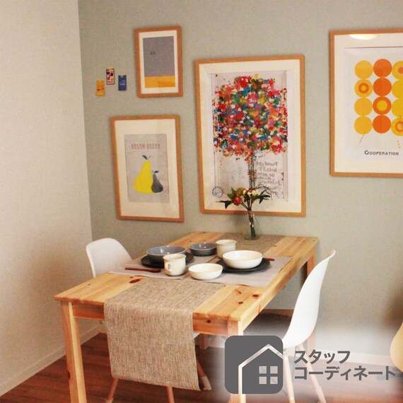 40×50cmサイズポスターフレーム マット付N3(ホワイト) 12枚目画像