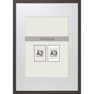 A2サイズポスターフレーム マット付N3  (ダークブラウン)