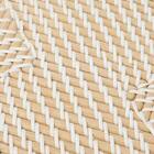 ラタンバスケット たて型ハーフ・クォーター用ふた(S ホワイト/ナチュラル) 4枚目画像