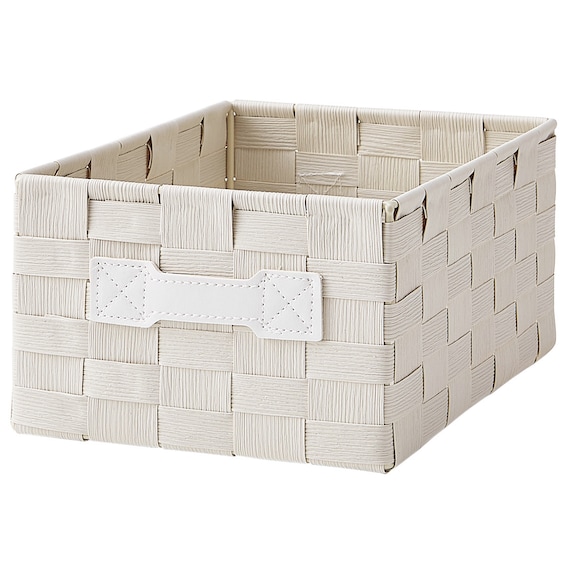 洗えるバスケット クォーター ホワイト 1枚目画像