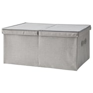 折りたためるフタ付きリビングバスケット(IW01 5338)