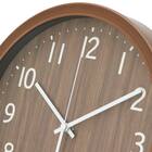 電波ステップ秒針掛け置き兼用時計 フォーレ(ミドルブラウン) 8枚目画像