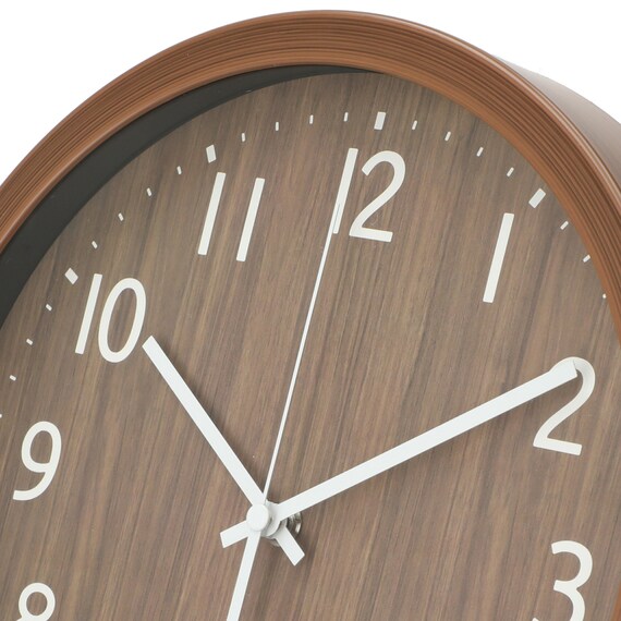 電波ステップ秒針掛け置き兼用時計 フォーレ(ミドルブラウン) 8枚目画像