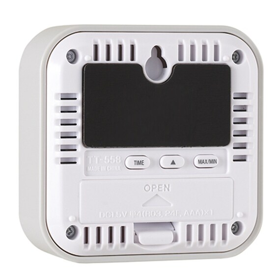 3WAYで使えるデジタル温湿度計(TT-558 グレー) 2枚目画像