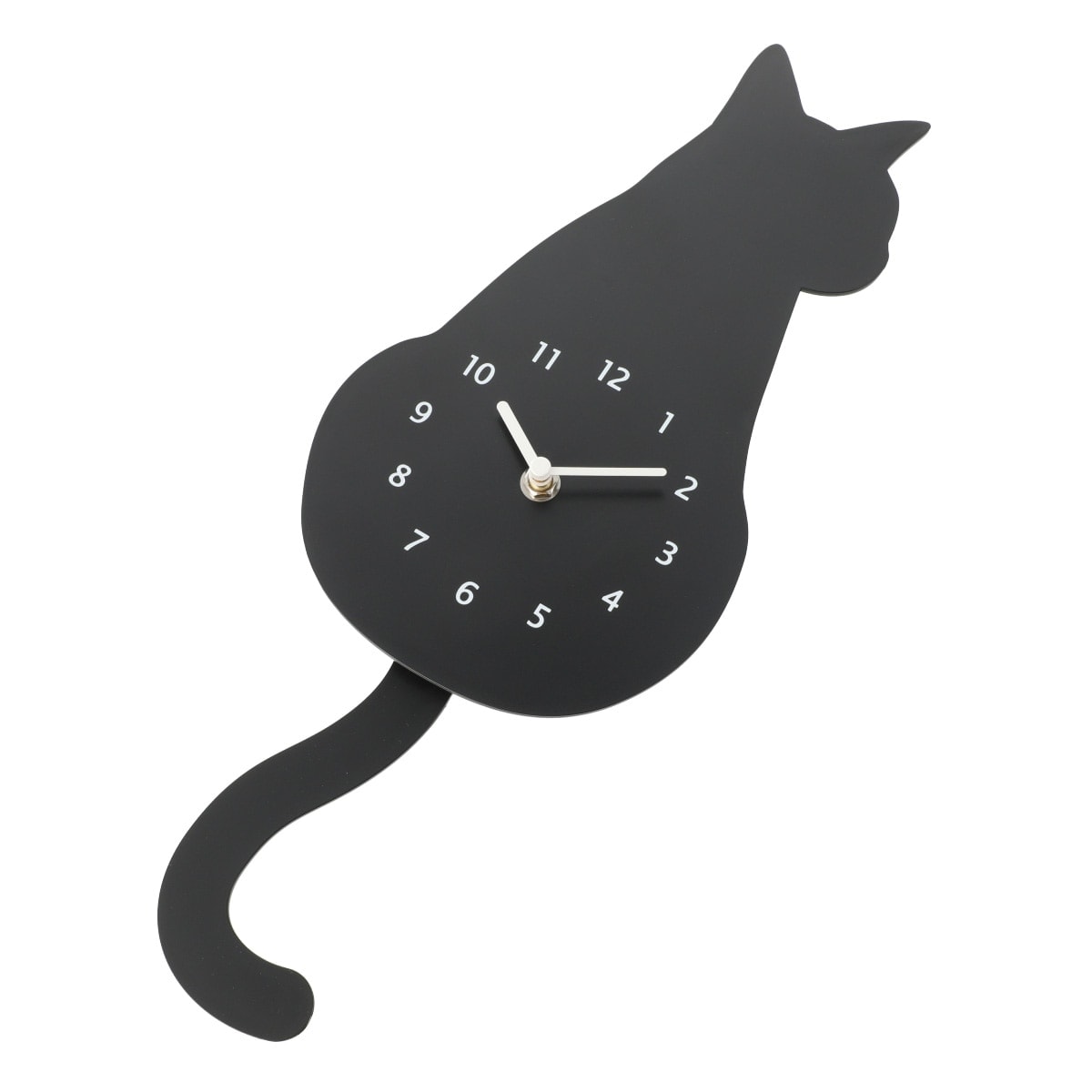 掛け時計 黒猫