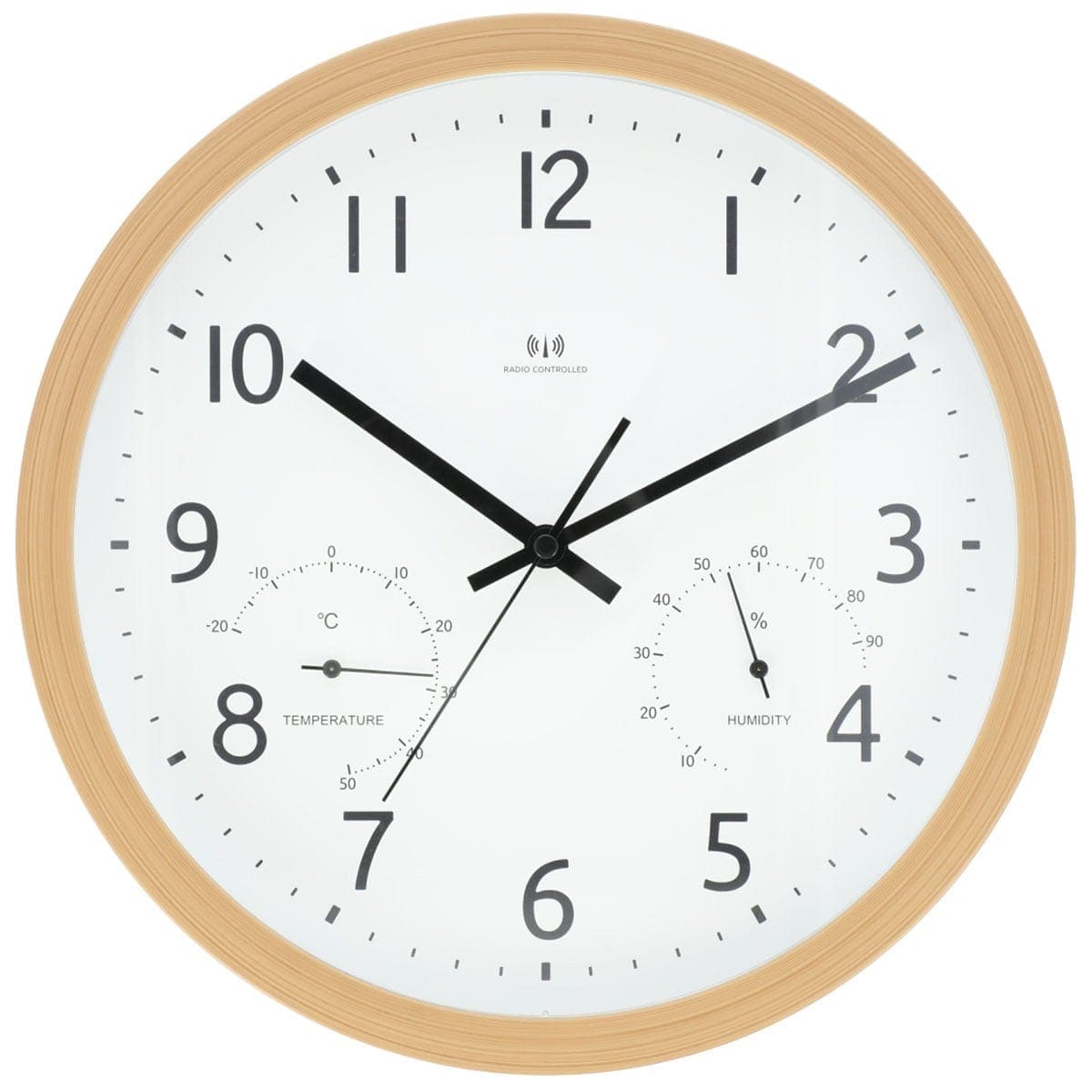 電波 ステップ秒針 温湿度計付き 掛け置き兼用時計 フォーレ通販 ニトリネット 公式 家具 インテリア通販