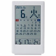 レザー風カレンダー電波時計(DCC-365)