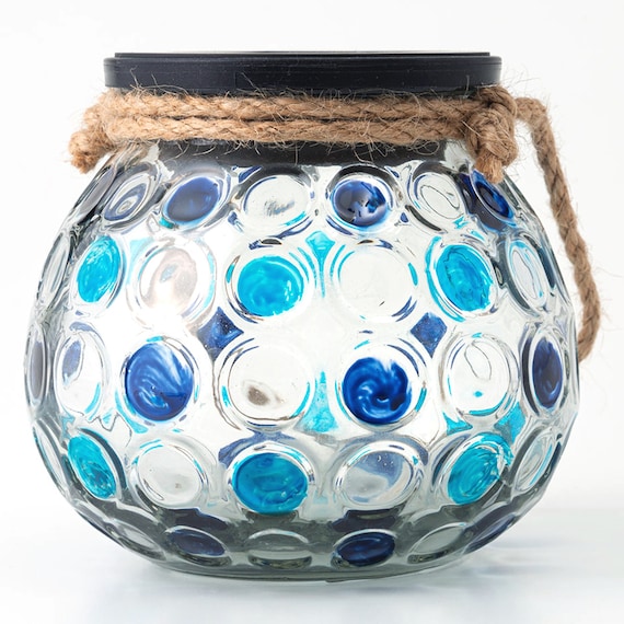 ソーラーライト(ガラス ドット S01ST) 2枚目画像