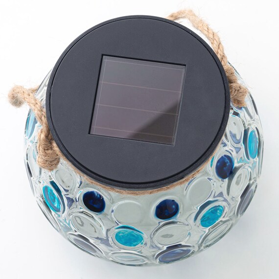 ソーラーライト(ガラス ドット S01ST) 3枚目画像