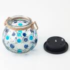 ソーラーライト(ガラス ドット S01ST) 4枚目画像