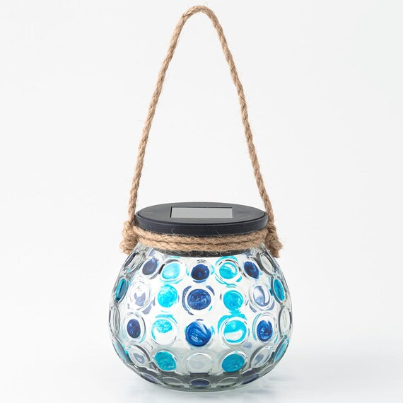 ソーラーライト(ガラス ドット S01ST) 5枚目画像