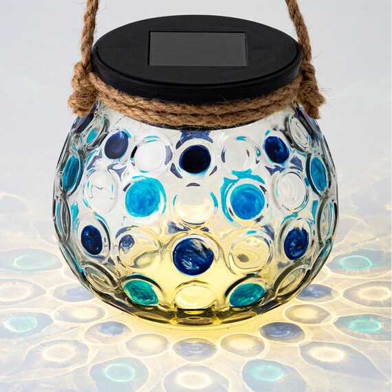 ソーラーライト(ガラス ドット S01ST) 7枚目画像