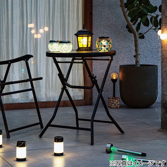 ソーラーライト(ガラス ドット S01ST) 10枚目画像