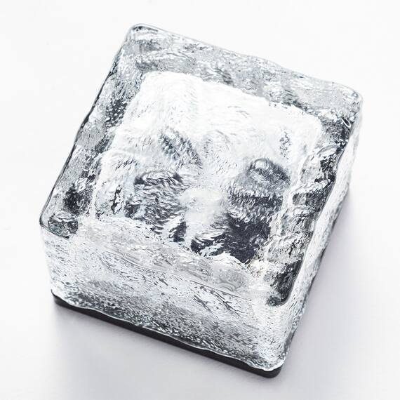 ソーラーライト(ガラスブロック S01ST) 5枚目画像