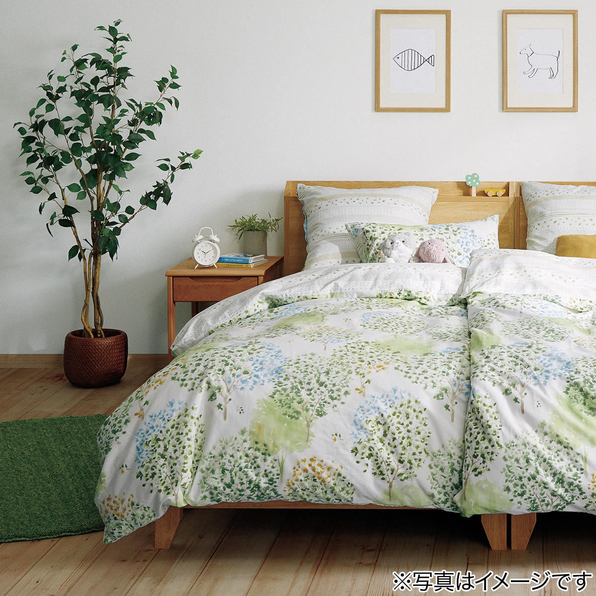 フェイクグリーン フィカス150cm (OS605-5-352) ニトリ  
