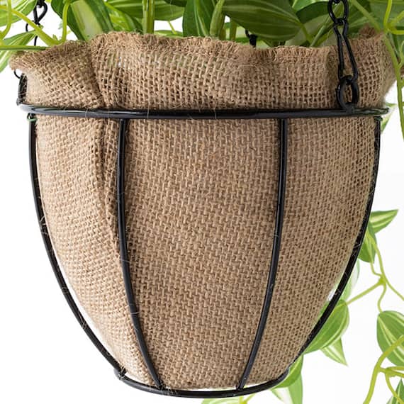 フェイクグリーン(ポトス ハンギングワイヤーバスケット) 4枚目画像