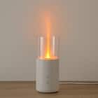 キャンドルの灯りに見えるアロマディフューザー(AR02 ホワイト) 1枚目画像