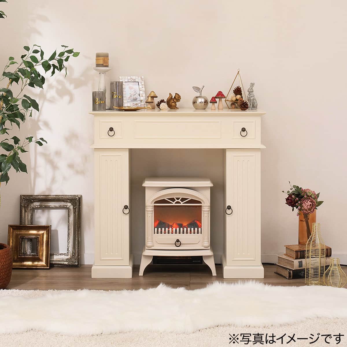 収納付きマントルピース(アイボリー) | ニトリネット【公式】 家具