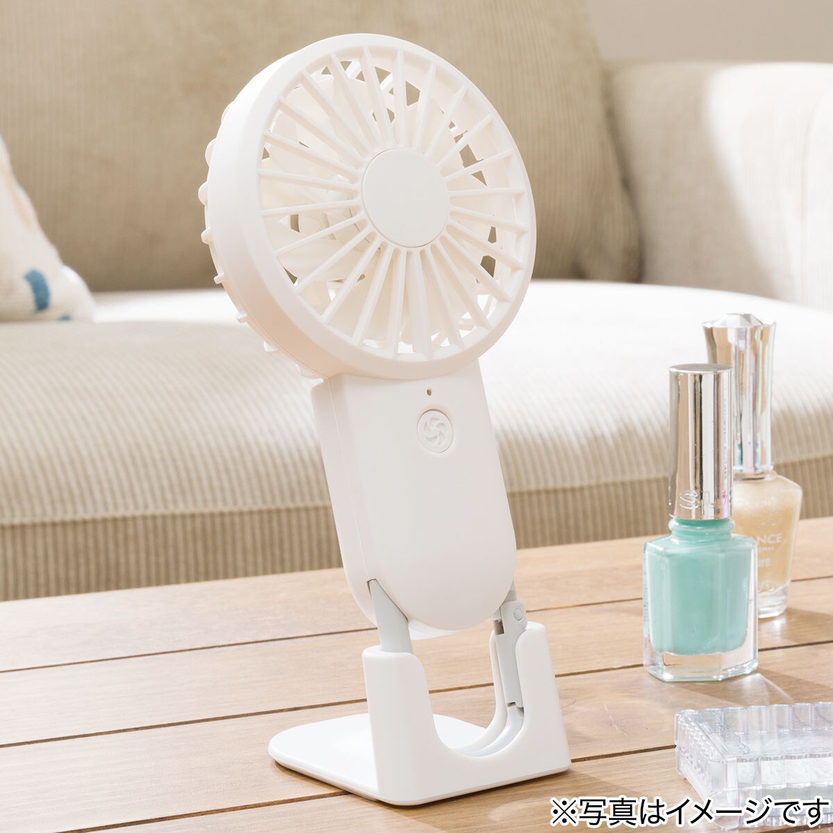 カラビナ付き usb充電式ハンディファン 9zf028cz03 No 通販