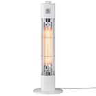 ミニスリムカーボンヒーター(NI ホワイト) 4枚目画像