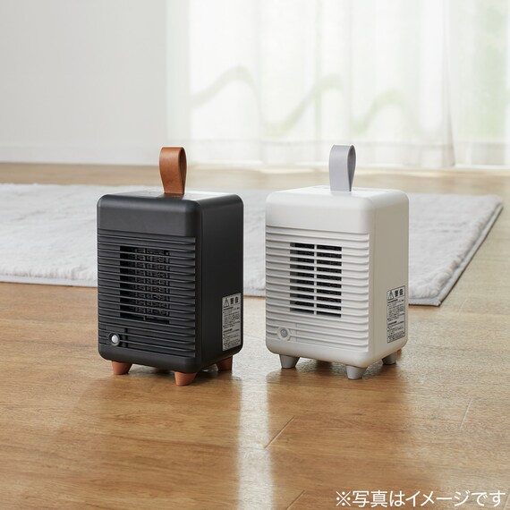 人感ミニセラミックファンヒーター(KH04 ホワイト) 9枚目画像