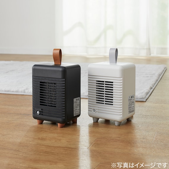 人感ミニセラミックファンヒーター(KH04 ホワイト) 9枚目画像