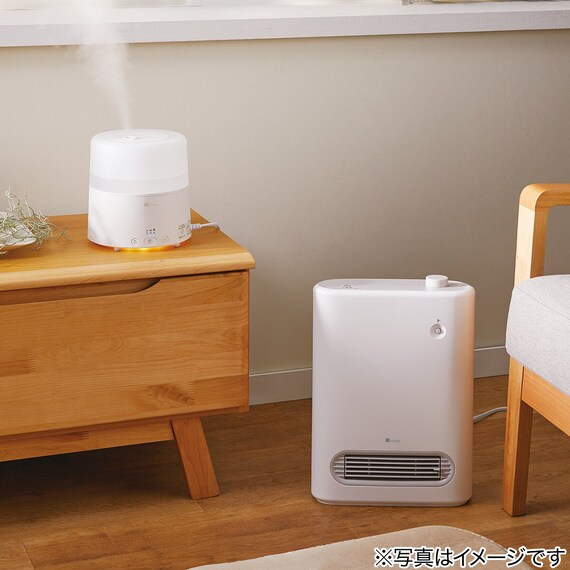 人感センサー付きセラミックファンヒーター(NN ホワイト) 8枚目画像