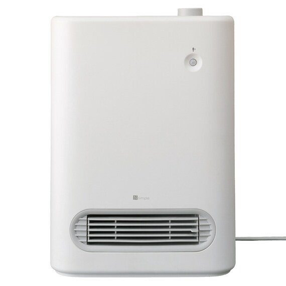 人感センサー付きセラミックファンヒーター(NN ホワイト) 10枚目画像