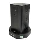 タワー型USBポート付電源タップ(AC12C2U2) 1枚目画像