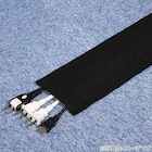 ケーブル・コードをくるっとまとめるクロスモール(L ブラック) 5枚目画像