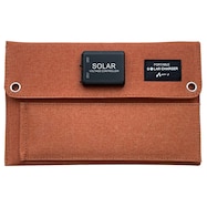 太陽光で充電できるポータブルソーラー充電器(16W)