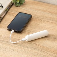 スティック型モバイルバッテリー(ホワイト)