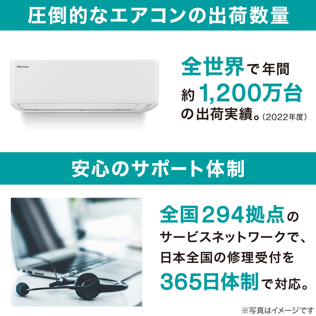 Hisense 壁掛けエアコン アウトレット品 【トレファク堺福田店】